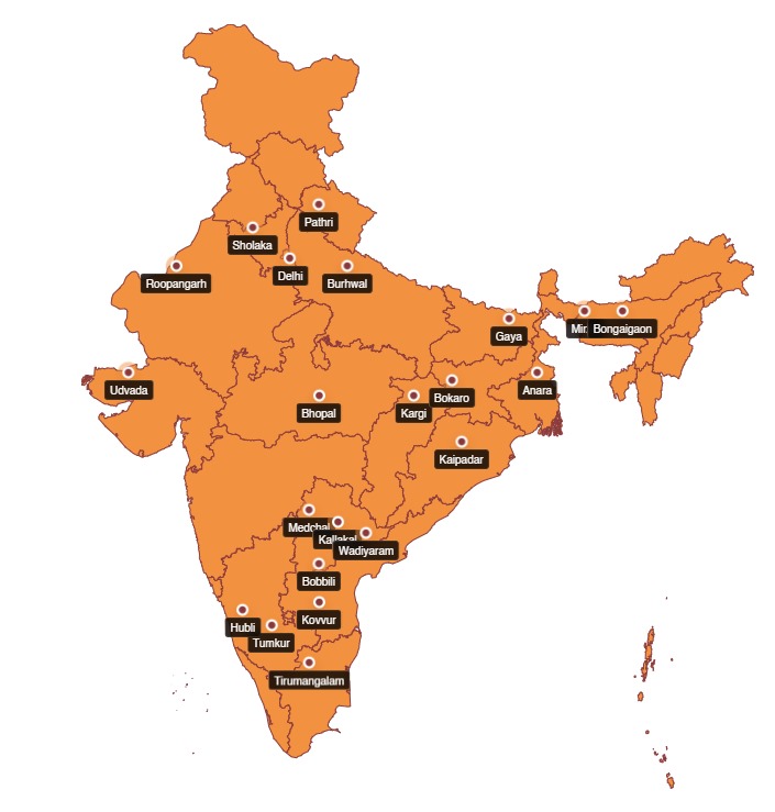 Our Presence Map - Mobile